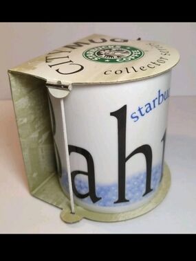 Starbucks Coffee BAHRAIN 16oz Mug Cup 2002 City Collector Series New In Box